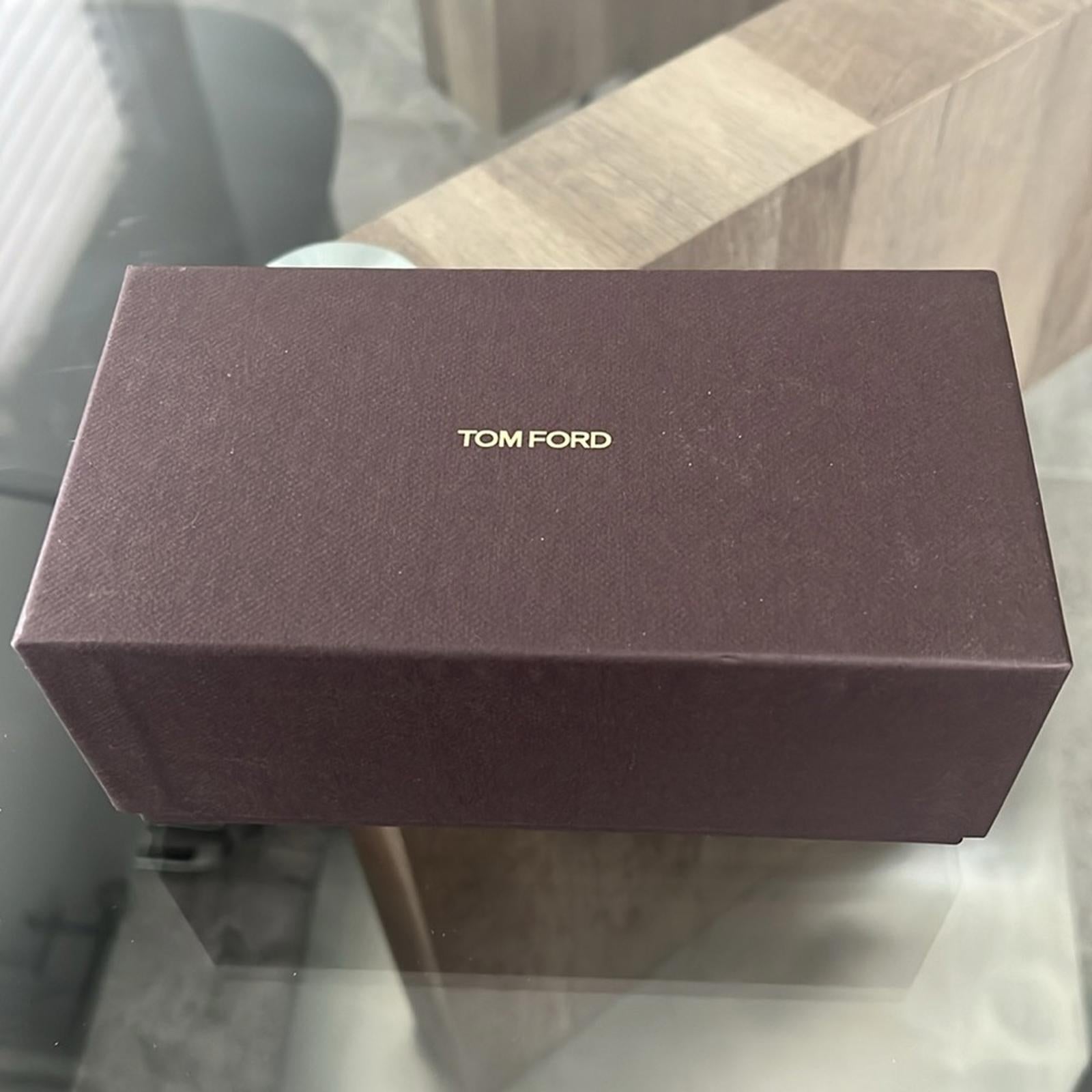 New TOM FORD Rectangular Frame Sunglasses in Havana New w/Tag Retail $455