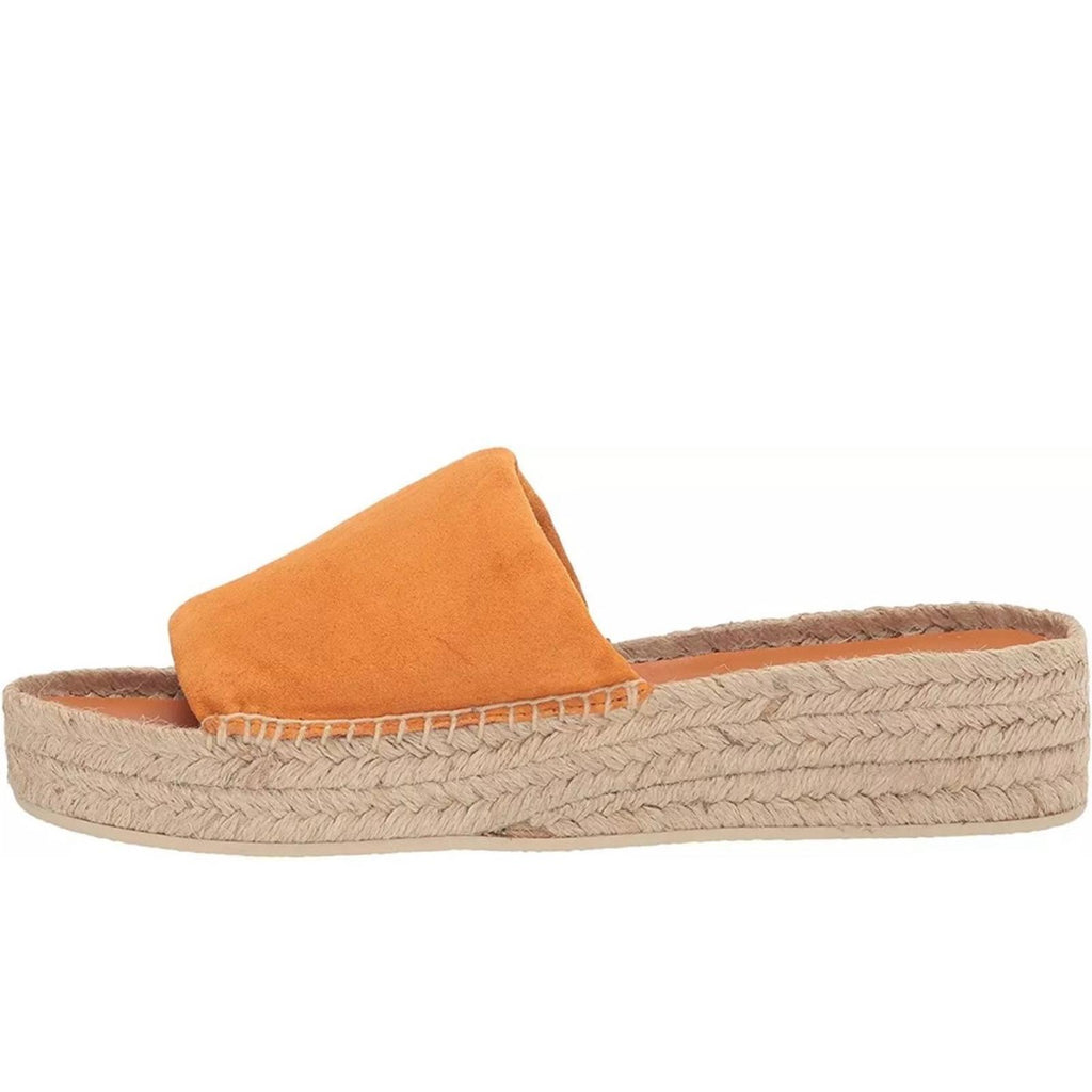 Vince Jesse Leather Espadrille in Burnt Orange, Size 11 New in Box Made in Spain