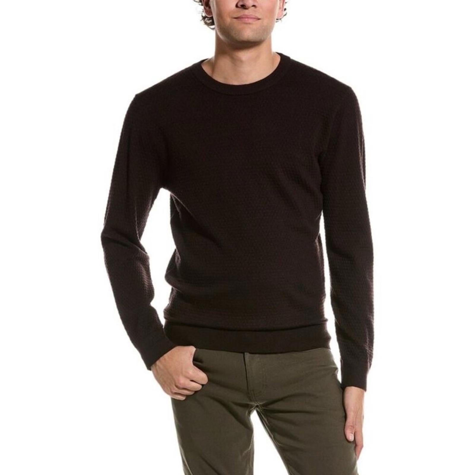 Slate & Stone Textured Weave Crewneck Men's Sweater in Navy, NWT, Size S