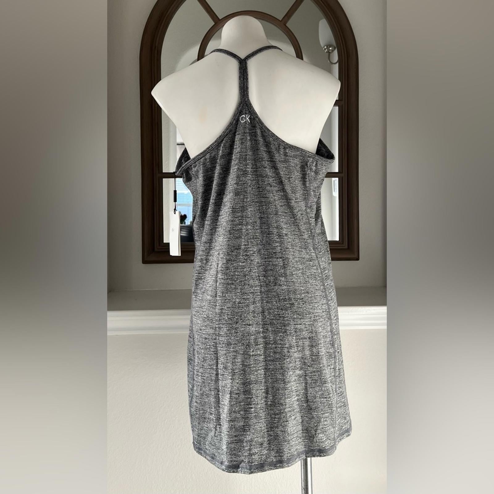 Calvin Klein Performance Exercise Dress, Heather Grey, New w/Tag Retail $89.50