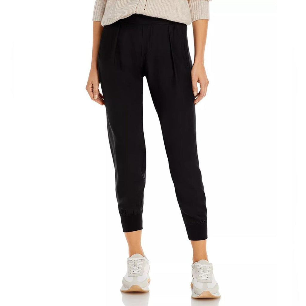 ATM Anthony Thomas Melillo Silk Jogger Pants, Black, Size M New w/Tag $275
