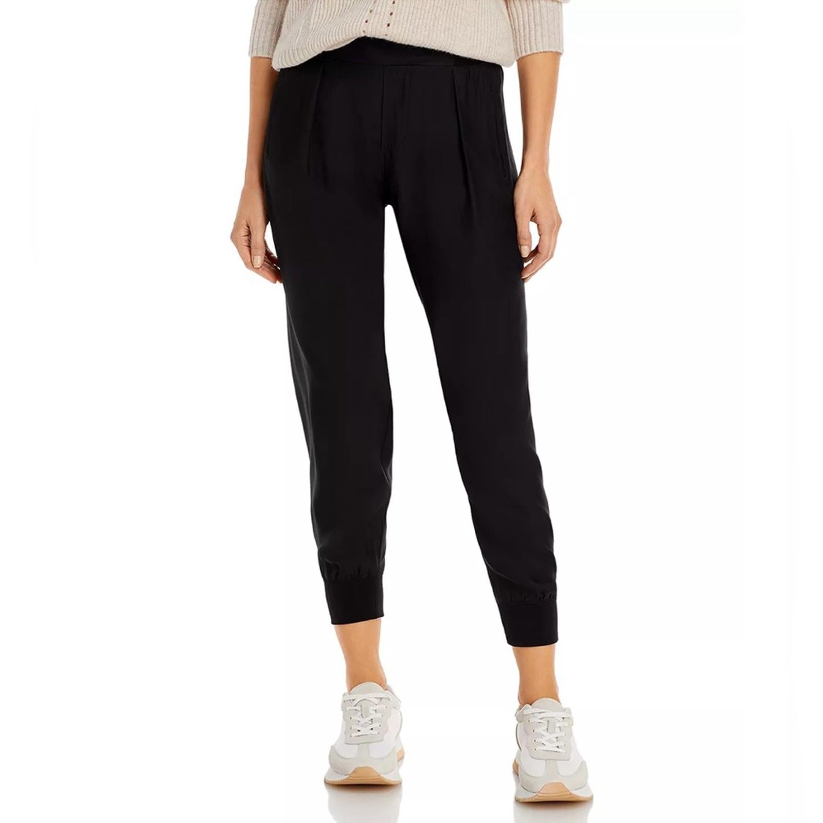 ATM Anthony Thomas Melillo Silk Jogger Pants, Black, Size M New w/Tag $275