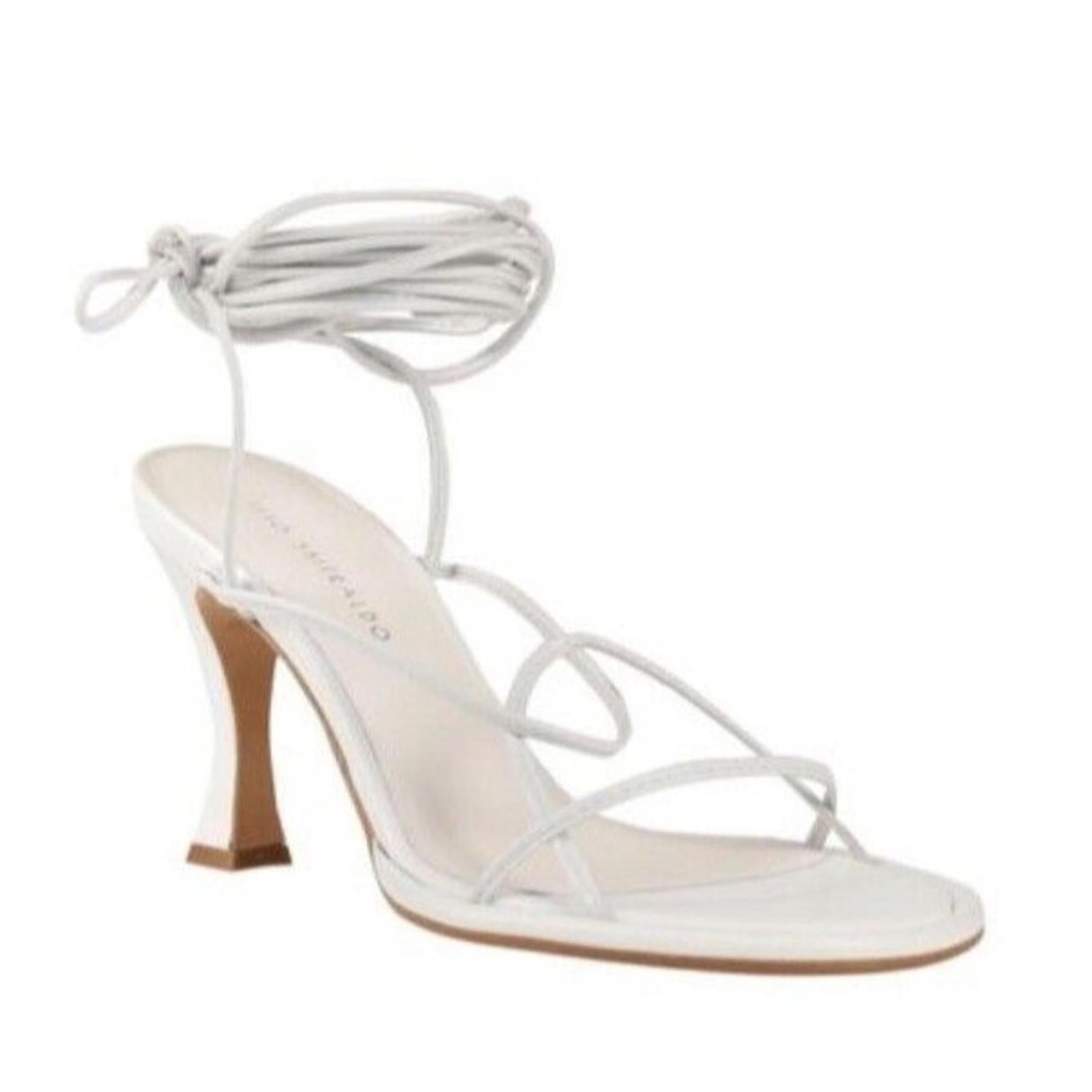 ILIO SMERALDO x Ilenia Toma Strappy Ankle Tie High Heel Sandals,Size 38 NWT $560