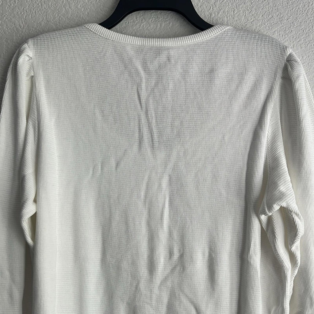 Paige Daniella White Long Sleeve Top, Size XL NWT