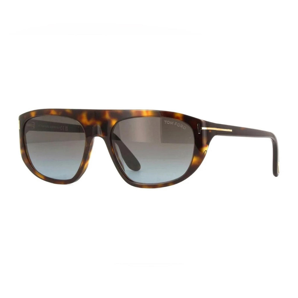 New TOM FORD Rectangular Frame Sunglasses in Havana New w/Tag Retail $455