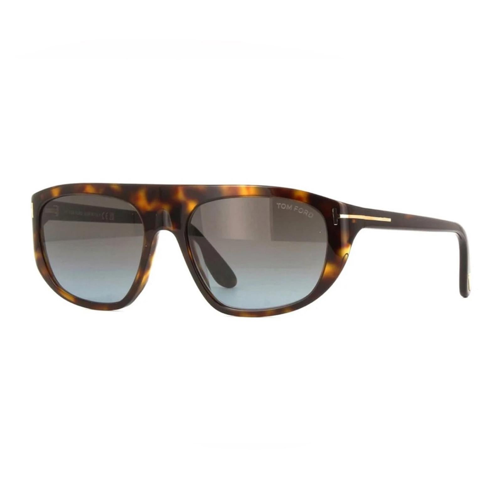 New TOM FORD Rectangular Frame Sunglasses in Havana New w/Tag Retail $455