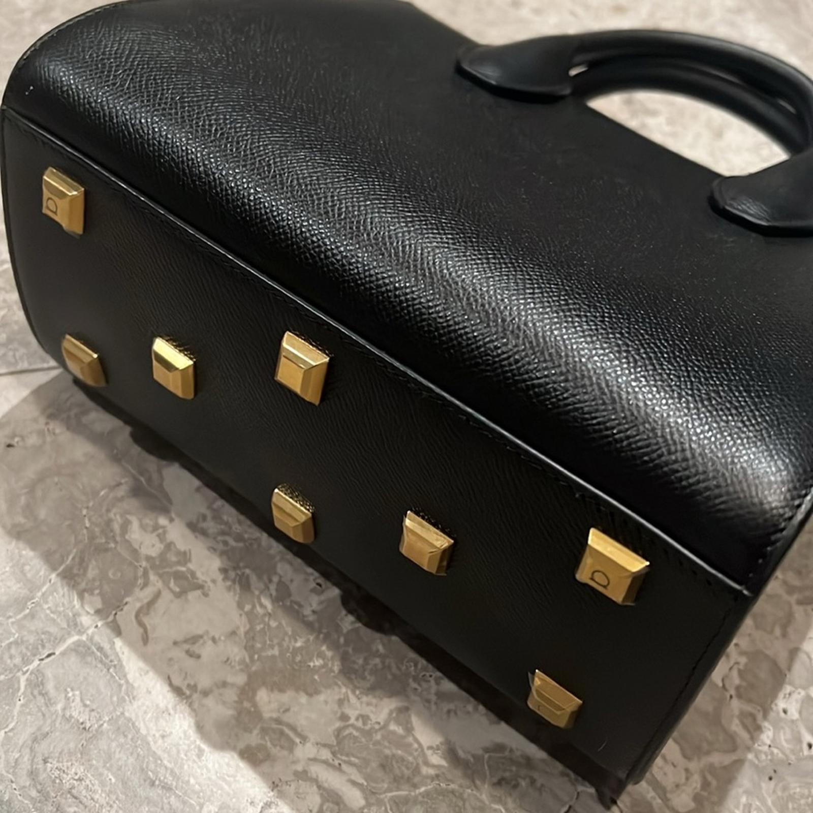 Salvatore Ferragamo Studio Box Bag in Black NEW with Tag