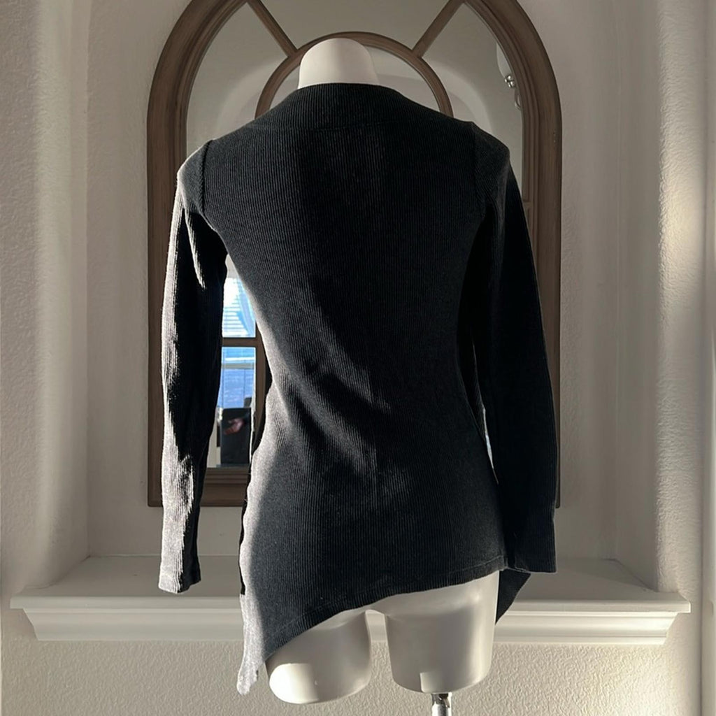 Marc New York Long Sleeve Asymmetrical Thermal Tunic  in Gray Size S EXCELLENT!