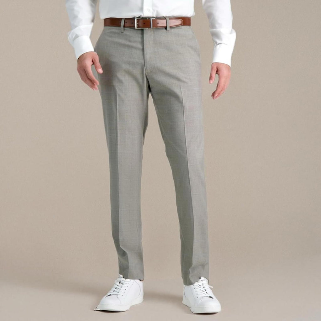 Kenneth Cole REACTION Premium Flex Slim Fit Dress Pants Oatmeal, 33W x 32L NWT