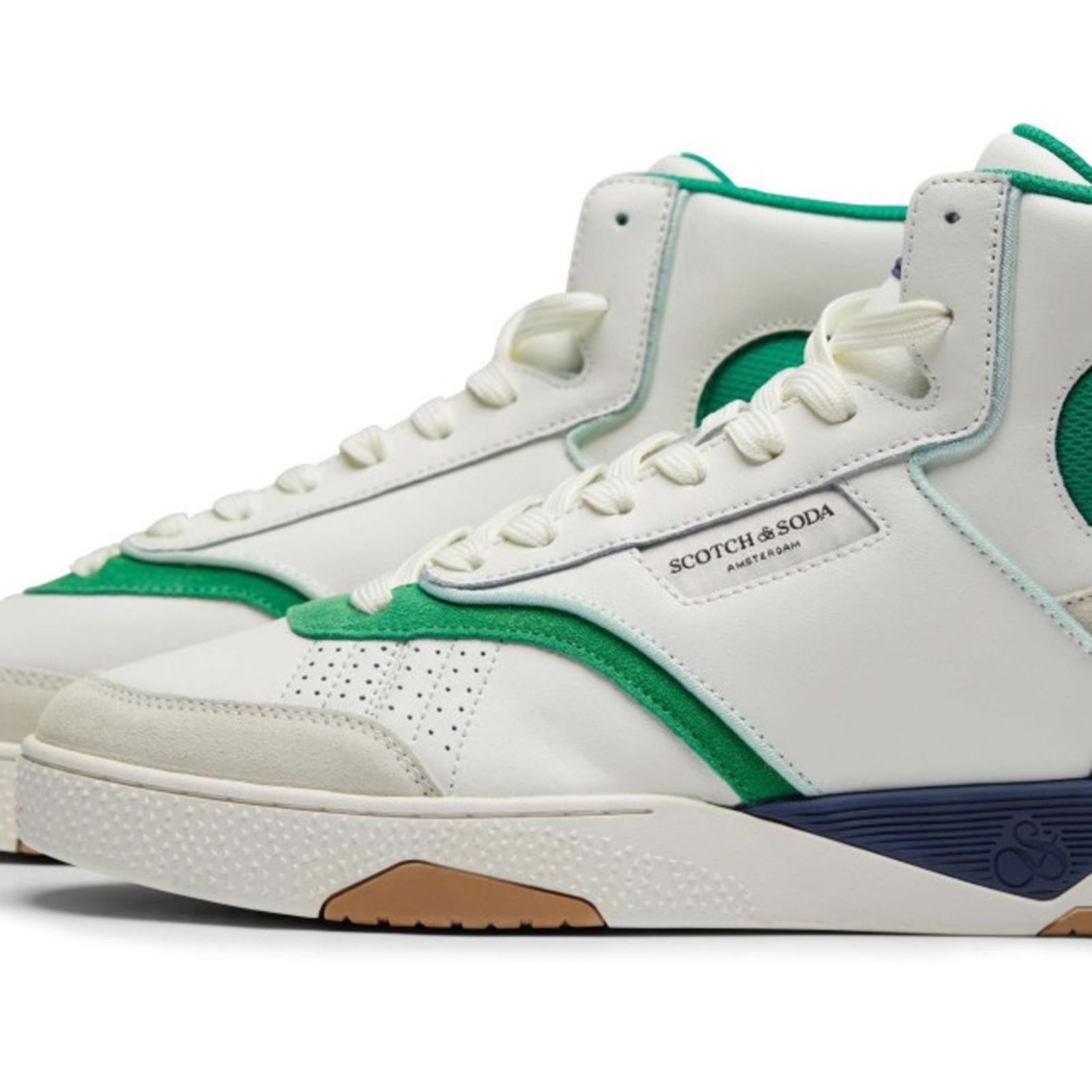 Scotch & Soda Court Cup Hi-Top Sneakers, White Size EU 42 | US 9 New in Box