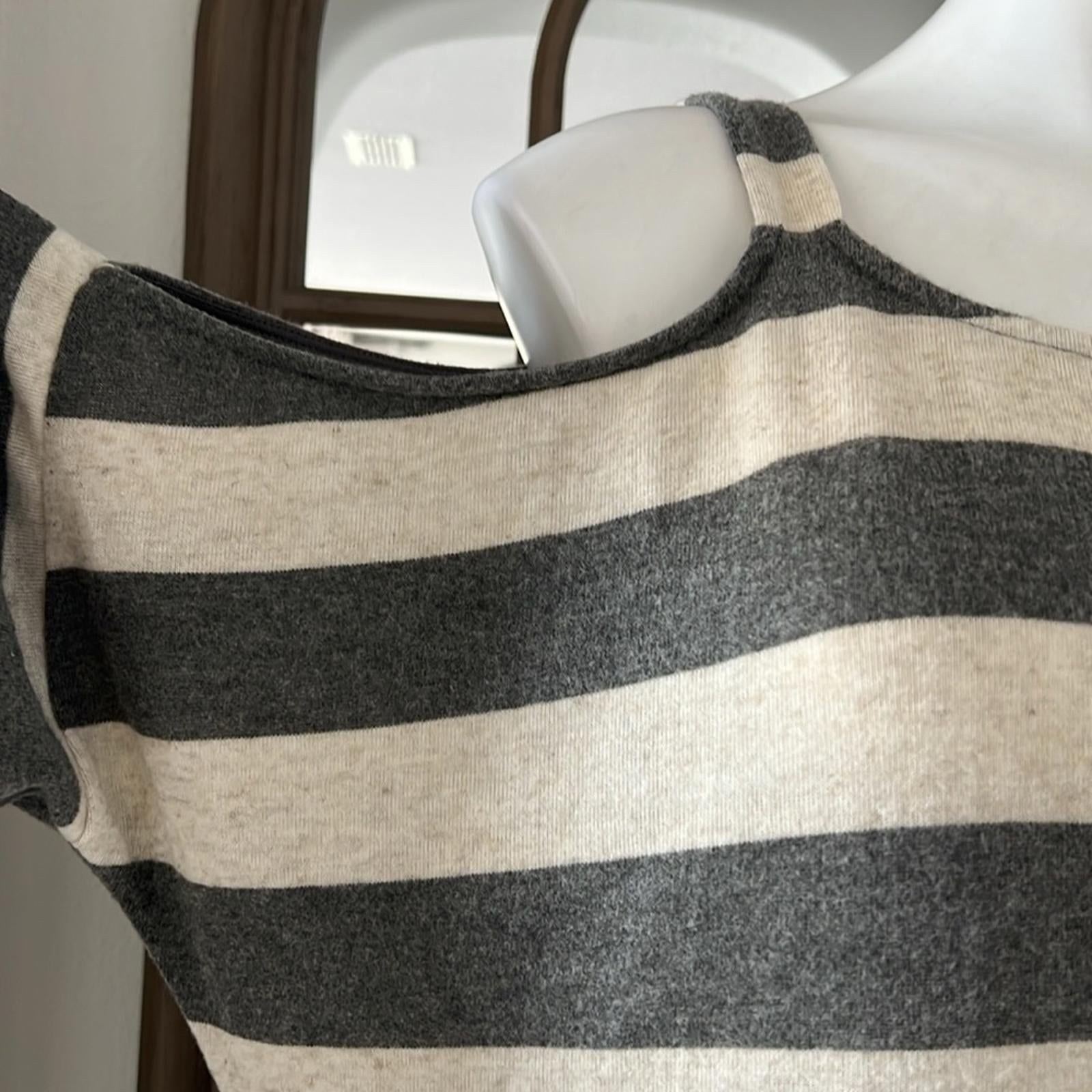 143 Story by Line Up Striped Sweater w/Dolman Sleeves, Size L NEW w/Tag