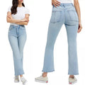 Good American GLC High Rise Mini Bootcut Jeans in Indigo, NWT, Size 16