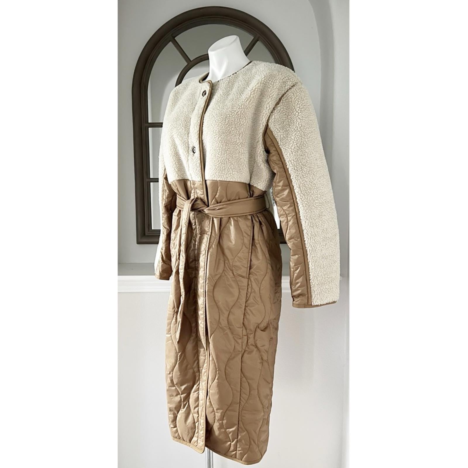 Polo Ralph Lauren Water-Repellent Belted Hybrid Liner Coat Size M New w/Tag $598