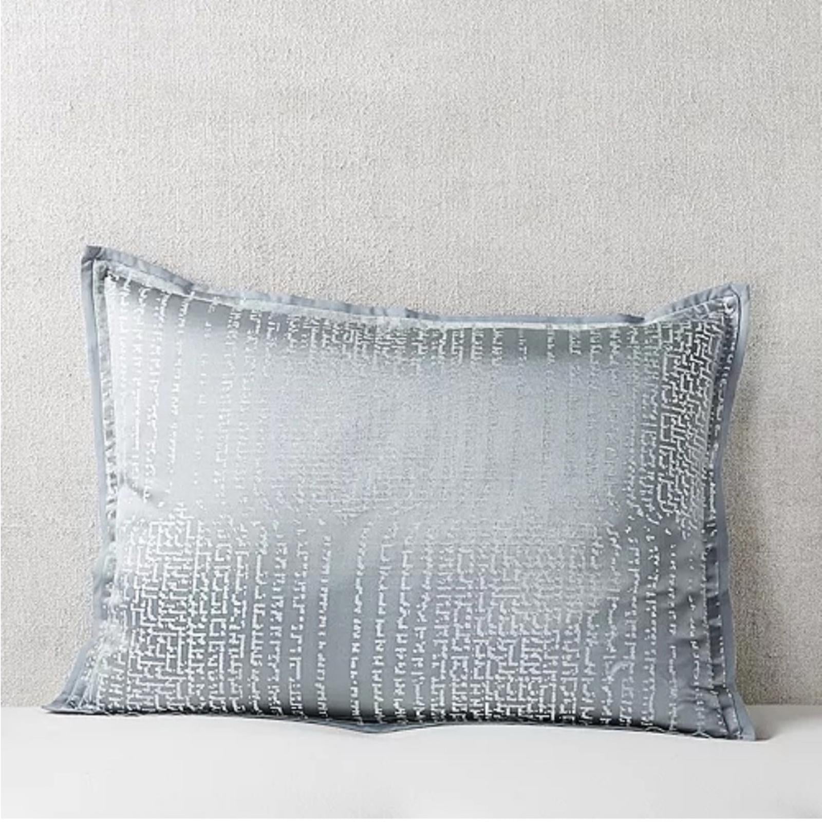 Hudson Park Collection Faded Geometric Standard Sham, New w/Tag $130
