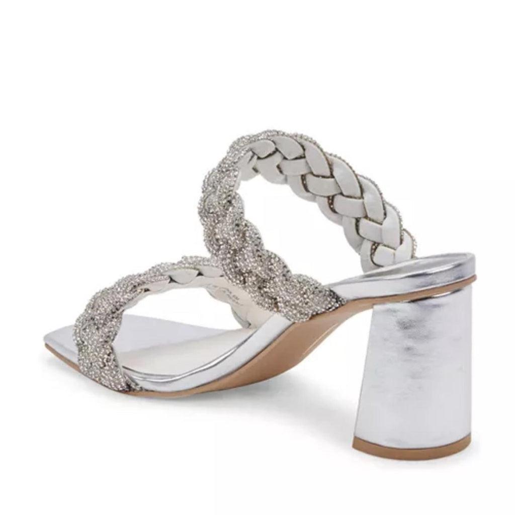 Dolce Vita Paily Embellished High Heel Sandals, Crystal Size 11 NEW in Box $140