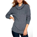 NIC+ZOE Bundle Up Cowlneck Sweater in Indigo Size XS New w/Tag Retail $148