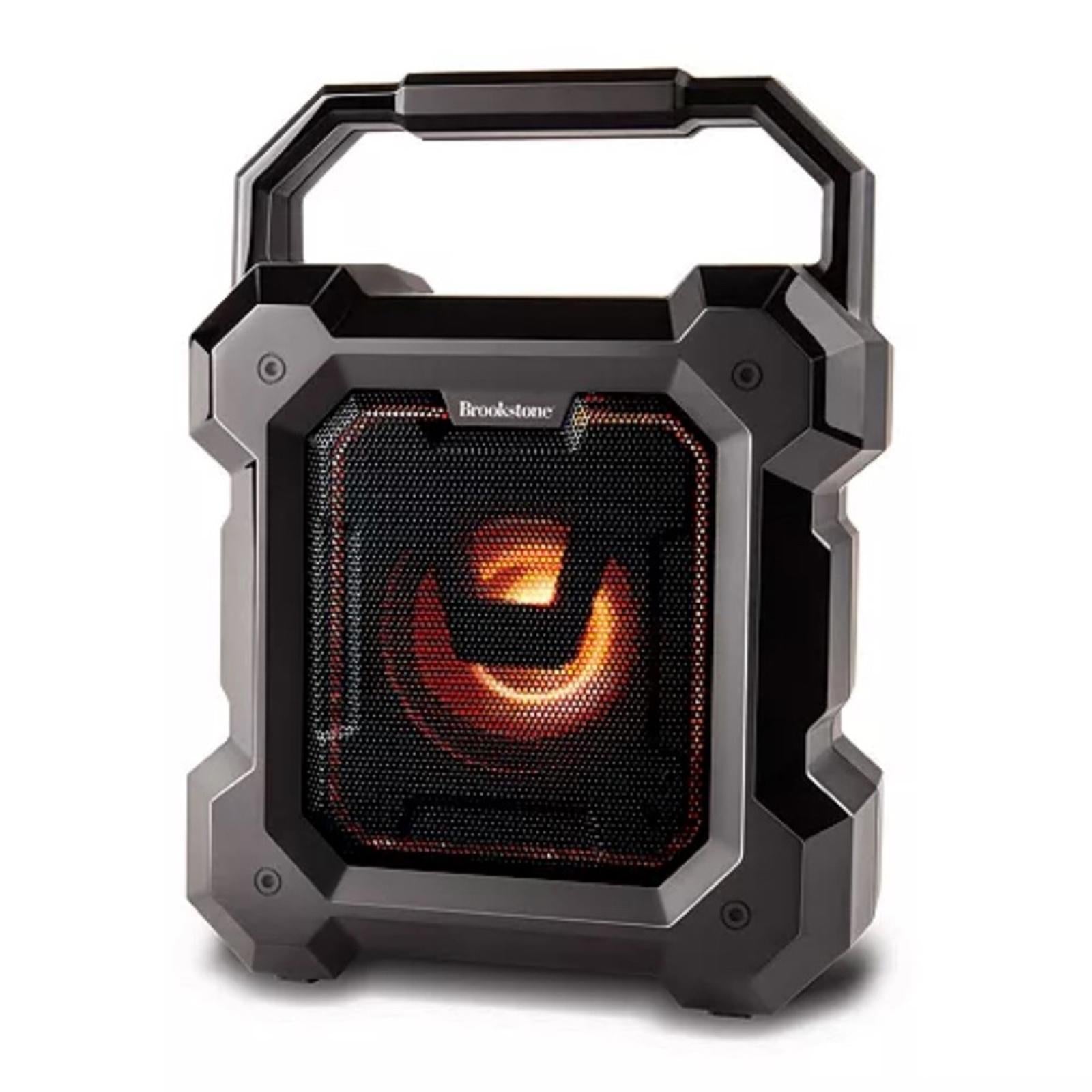 Brookstone Ruckus Portable Speaker with Microphone in Black, Open Box EXCELLENT!