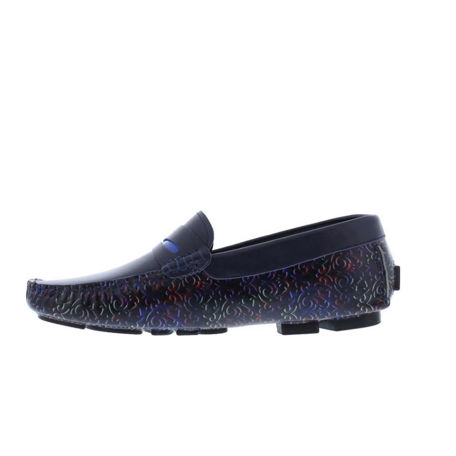 Robert Graham Loafers Bovina Slip-On Driver Shoes, Navy Men’s Size 10 New in Box