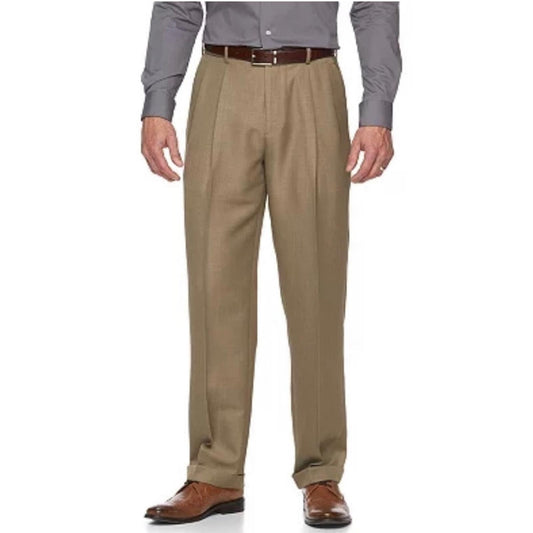 Croft & Barrow British Khaki Men’s Casual Pants, Size 34 X 34 New w/Tag