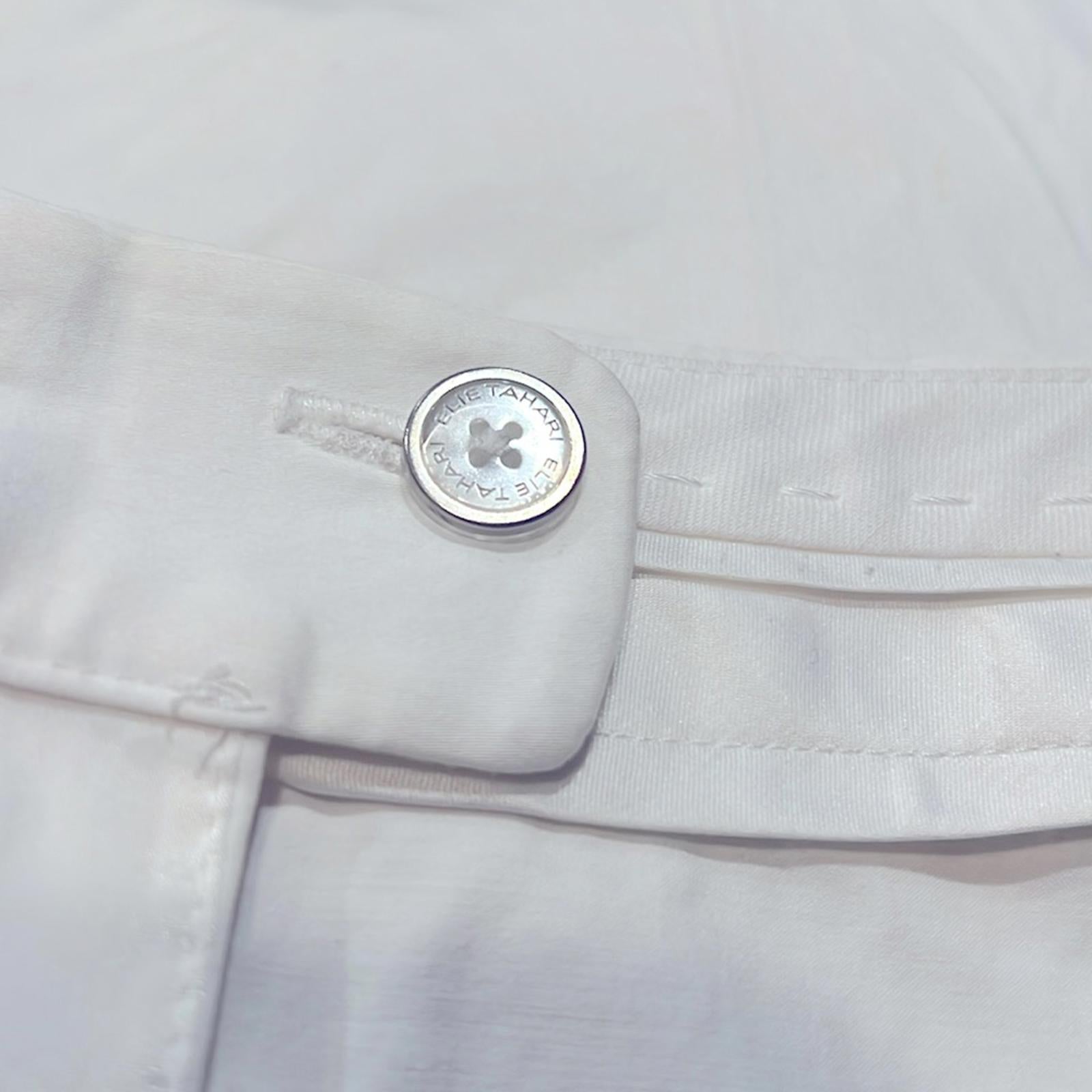 Elie Tahari Pants in White, Style E30C8209, Size 2 EXCELLENT! $295