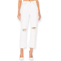 RE/DONE 70s Stove Pipe White Destroyed Jeans, Size 31 Retail $295 - NWT