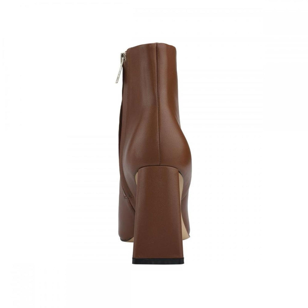 Marc Fisher Kulika Leather Pointed Toe Boots, Med Natural, Size 10 New w/o Box