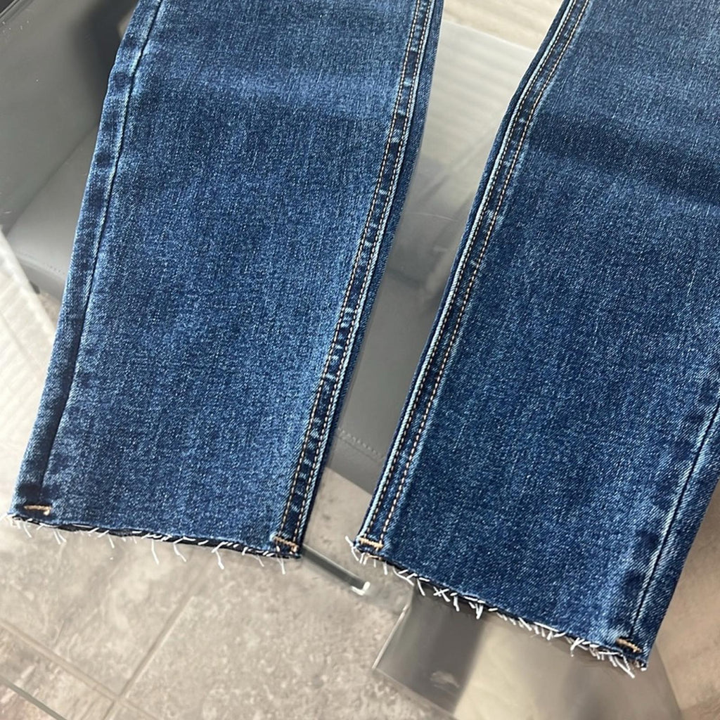 HOB Hint of Blu High Rise Ankle Skinny Jeans, Size 26 New with Tag