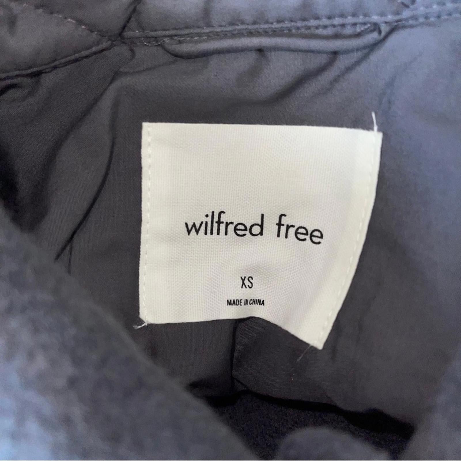 Wilfred Free The Ganna Shirt Jacket Merino-Wool Shacket in Charcoal, XS NWT $198