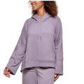 Calvin Klein Perf High-Low Oversized Raglan Hoodie, Lilac Size L New w/Tag
