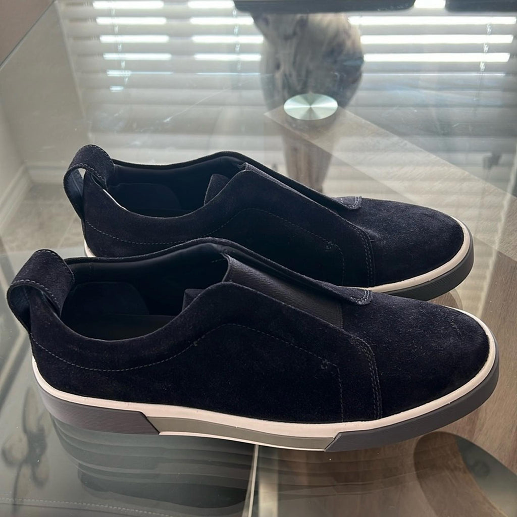Vince Ranger Suede Slip On Low Top Sneakers, Purple Size EU42 | US8.5 EXCELLENT!