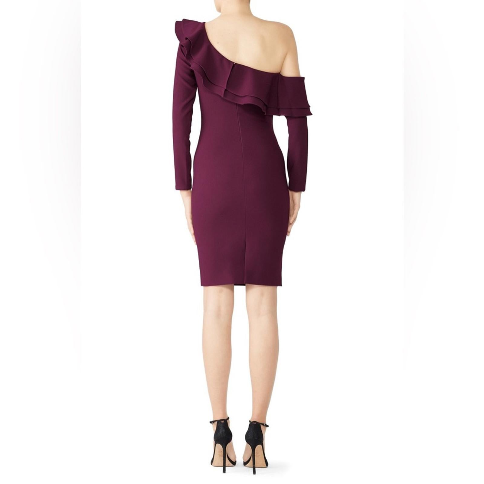 Likely Georgina Sheath Cocktail Dress in Plum, Size 6