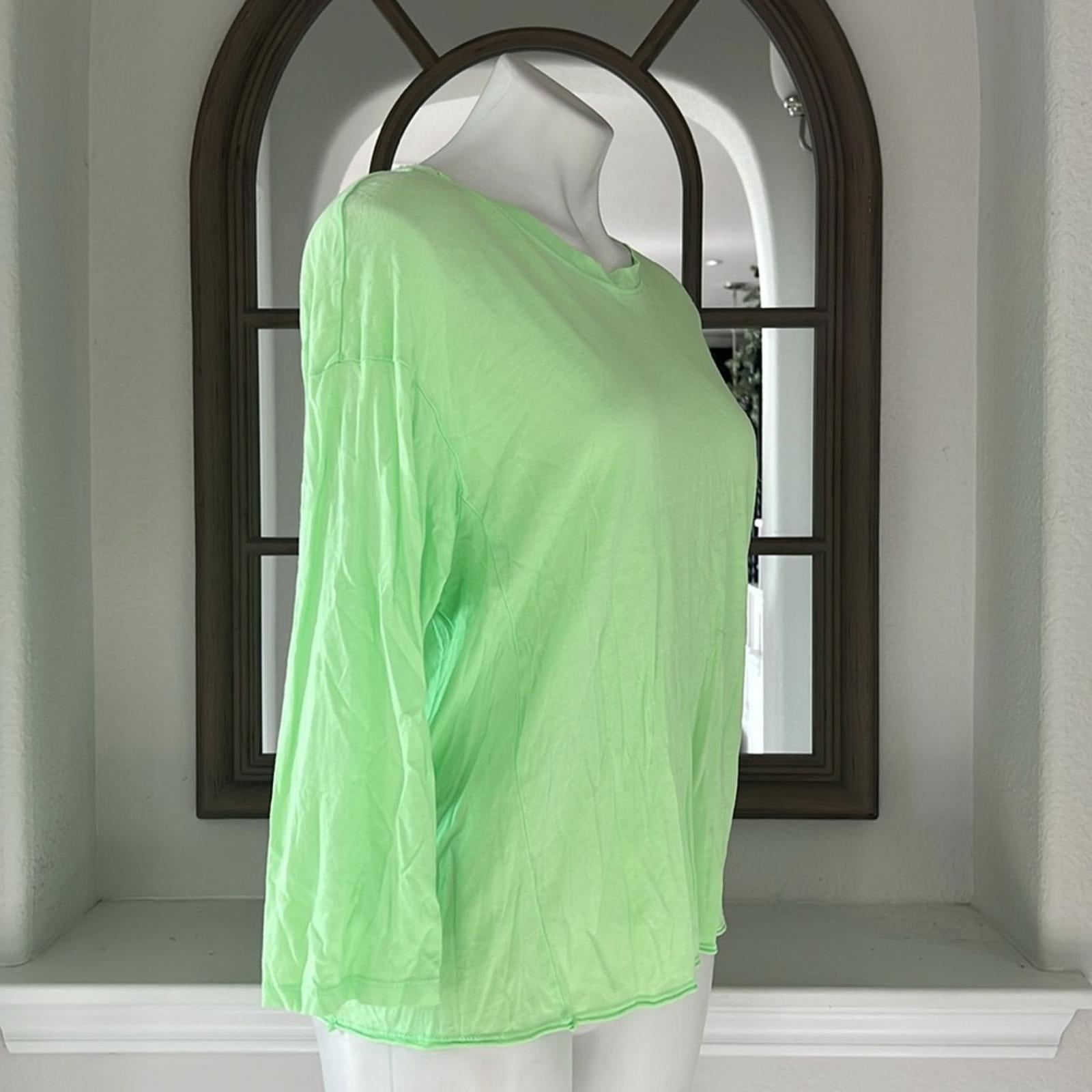 Sundry Athletic Crewneck T-Shirt in Green, Size 1/Small New w/Tag $82