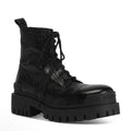 Balenciaga Strike Combat Boots in Black, Size 8.5 New in Box +2 Dust Bags