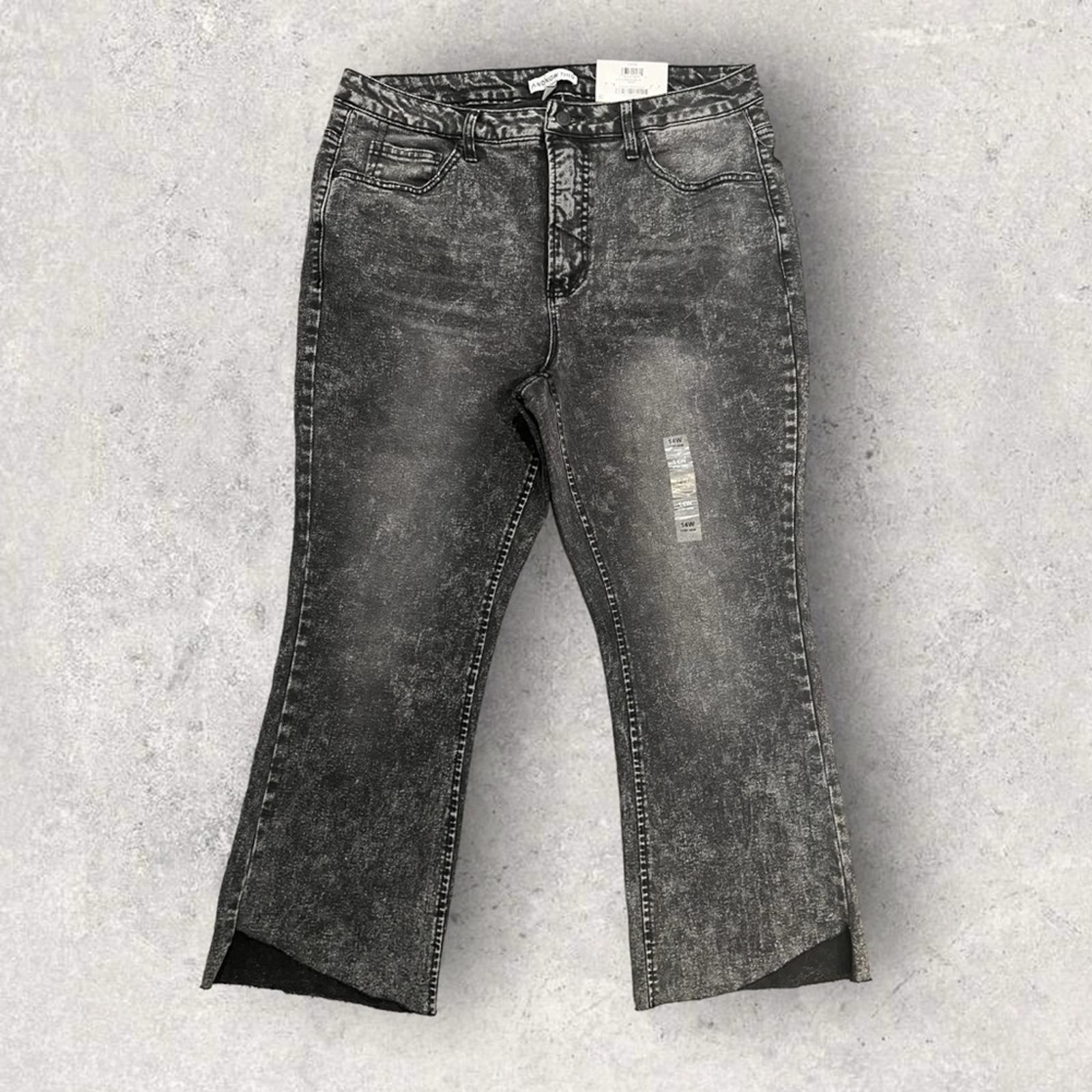 And Now This The Step Hem High Rise Cropped Jeans, Size 14W New w/Tag Retail $49