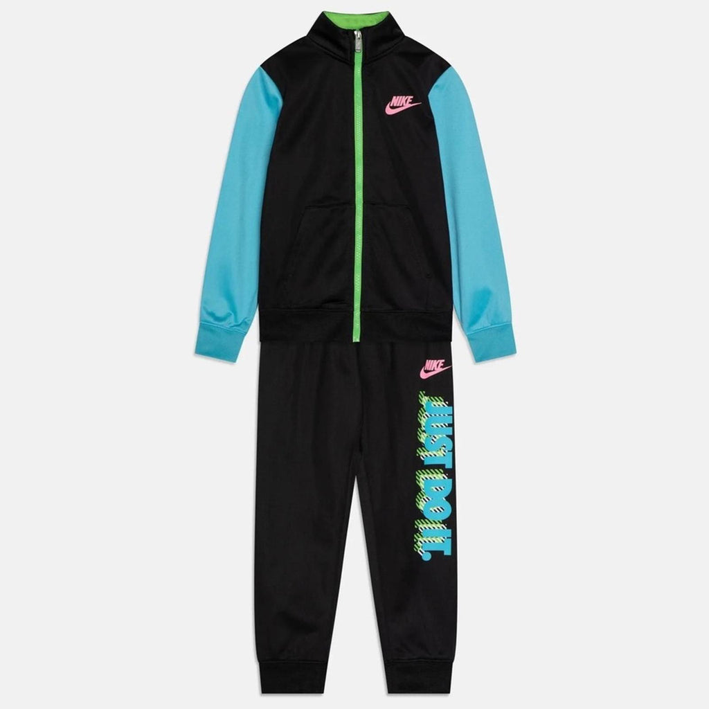 Nike Active Joy Tricot Set Toddler Tracksuit in Black, Size 12 Months, NEW w/Tag