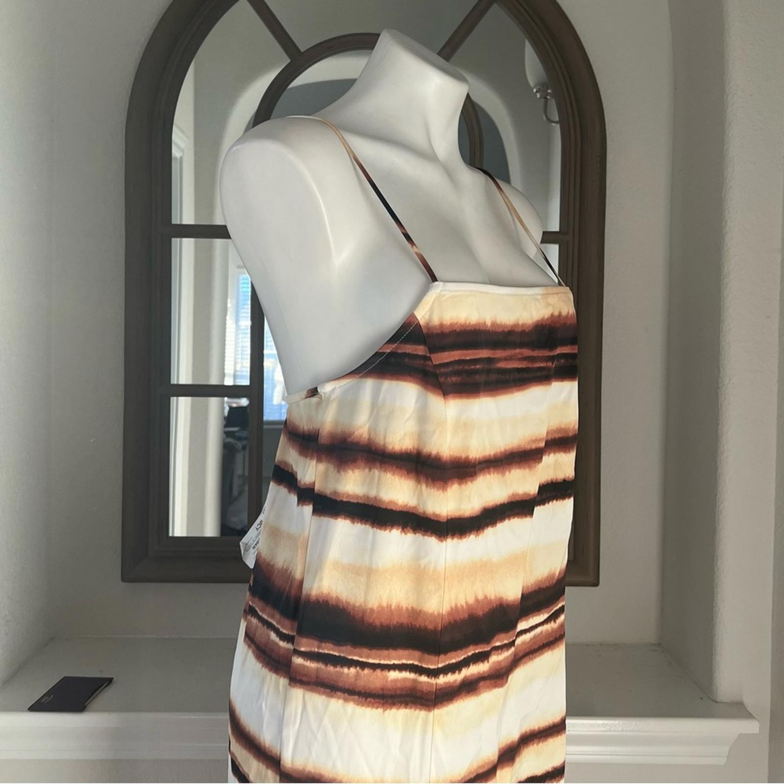 New BAR III x Nicole Williams English Printed Apron Dress, Size XXS New w/Tag