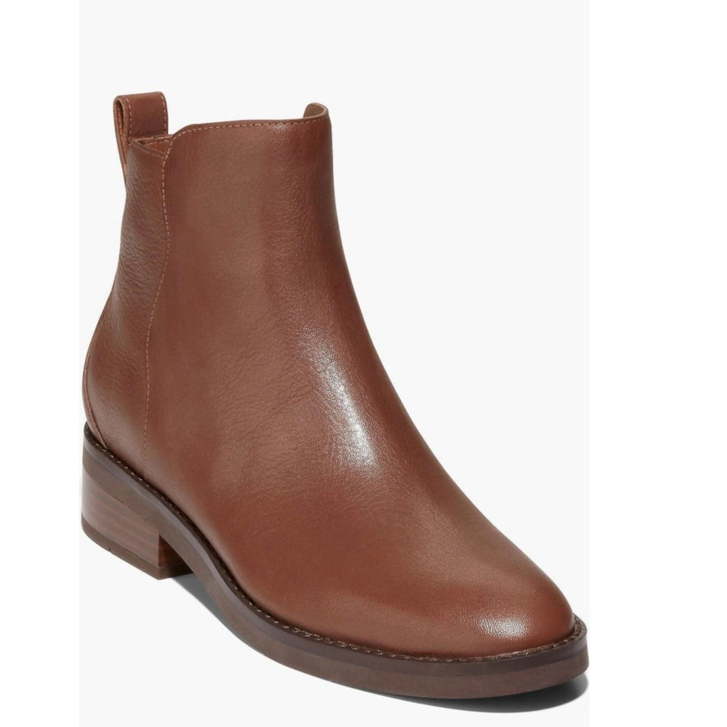 Cole Haan Waterproof River Chelsea Bootie, Brown Size 6 New w/Tag