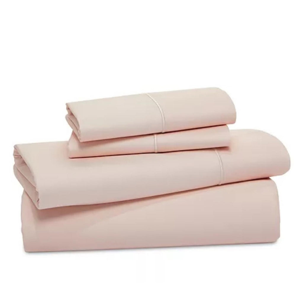 Hudson Park Collection Silk Supima Cotton Flat King Sheet in Blush Pink, NEW