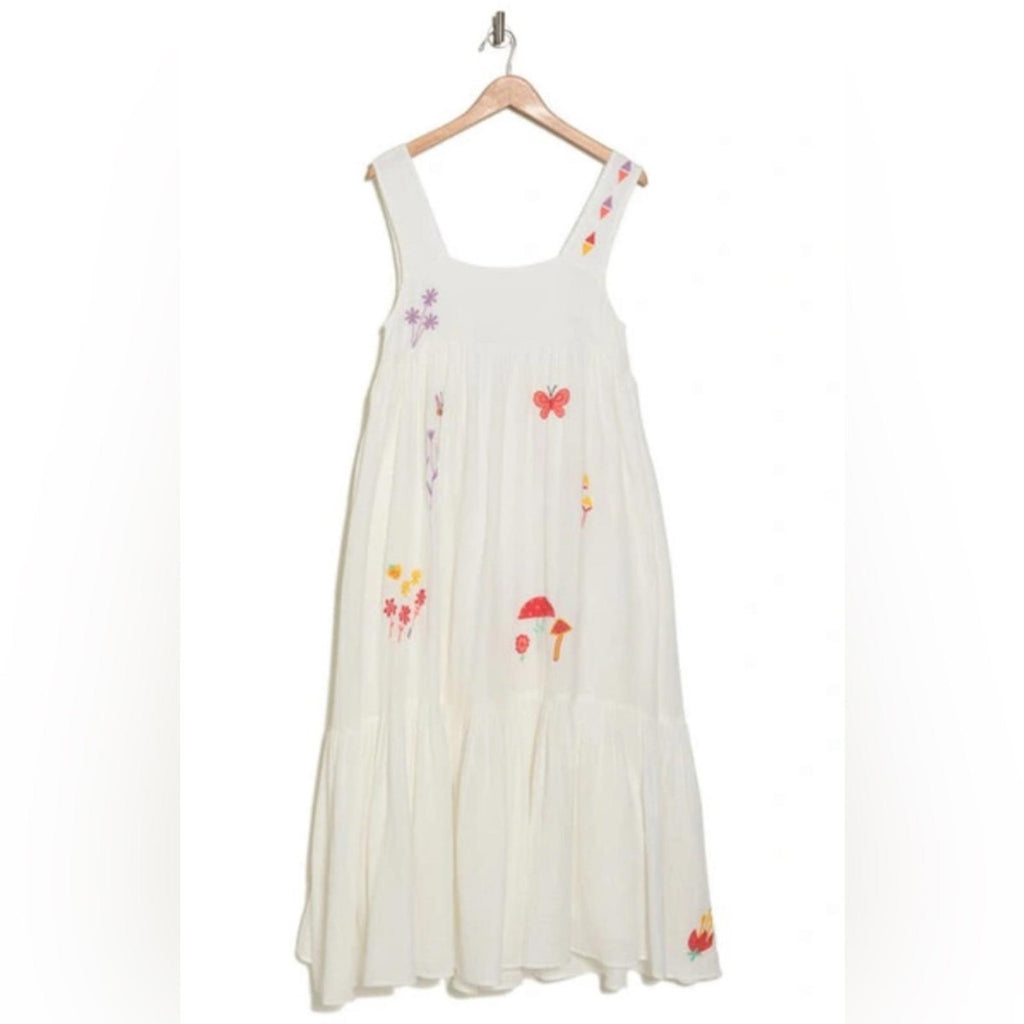 MOTHER The Love Story Summer Dreams Dress in White, NWT, Size L