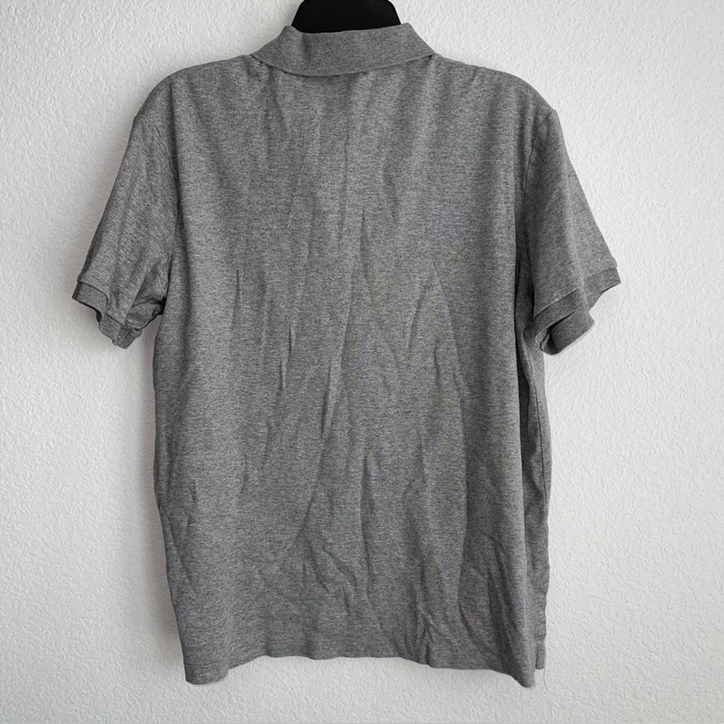 Polo Ralph Lauren Pima Soft Touch Polo Shirt in Heather Grey, Size L EXCELLENT