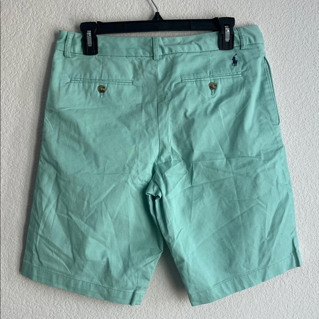 Polo Ralph Lauren Straight Fit Flex Abrasion Twill Shorts in Green, Size 20, NWT