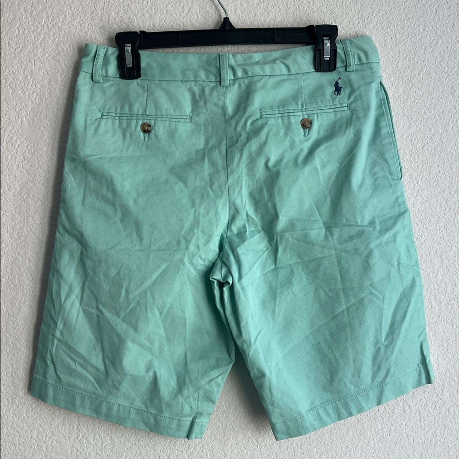 Polo Ralph Lauren Straight Fit Flex Abrasion Twill Shorts in Green, Size 20, NWT
