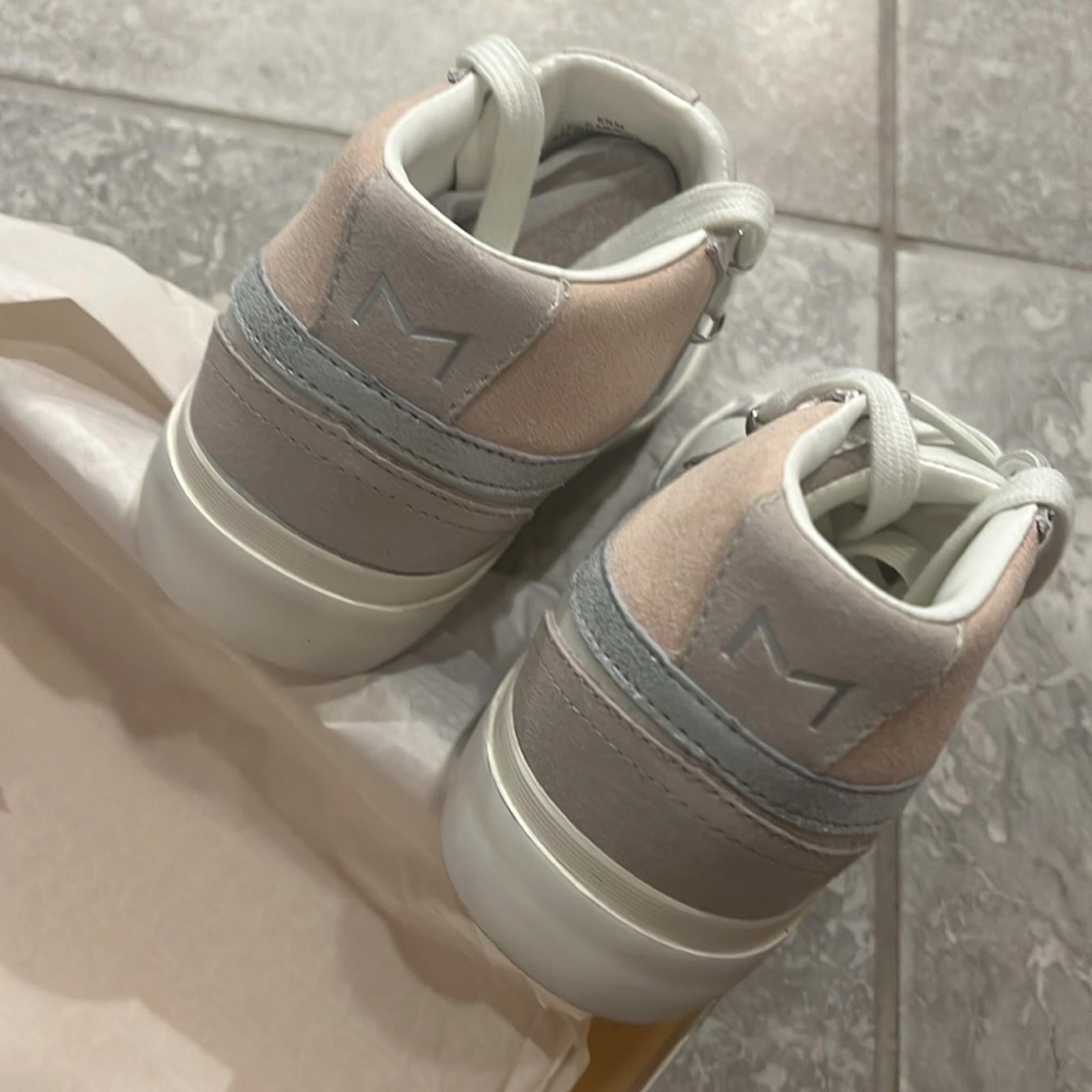 Marc Fisher LTD Merin 3 High Top Sneakers in White, Size 6.5 New in Box $160