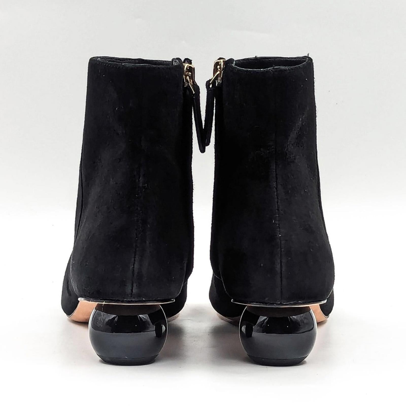 Kate Spade New York Sydney Pointed Toe Dress Booties Black, Size 5.5 New in Box