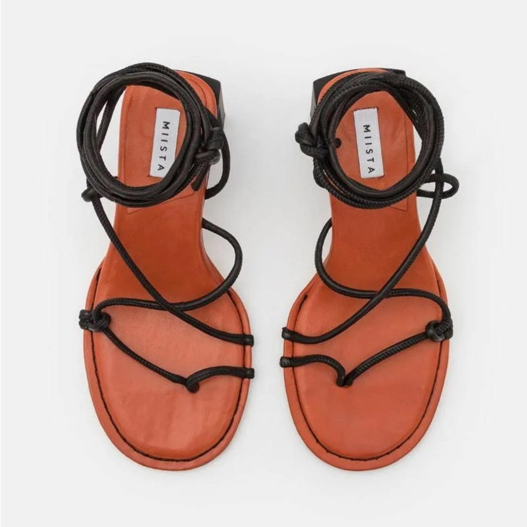 Miista Alberta Hot Mustard Nappa Sandals, Size 36, New in Box Retail $405