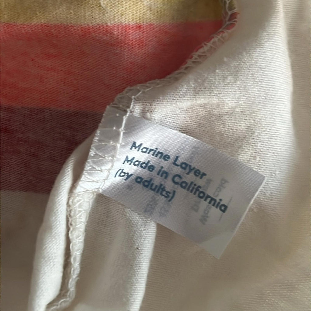 NEW Marine Layer Re-Spun Stripe Long Sleeve T-Shirt, Size S, EXCELLENT!
