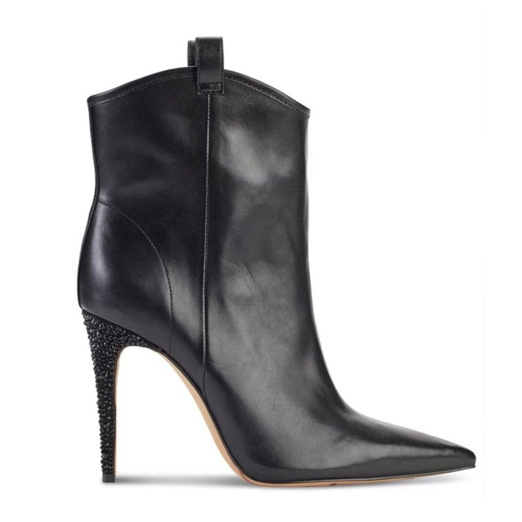 Karl Lagerfeld Paris Clea Stilleto Bootie in Black Size 6.5 New in Box