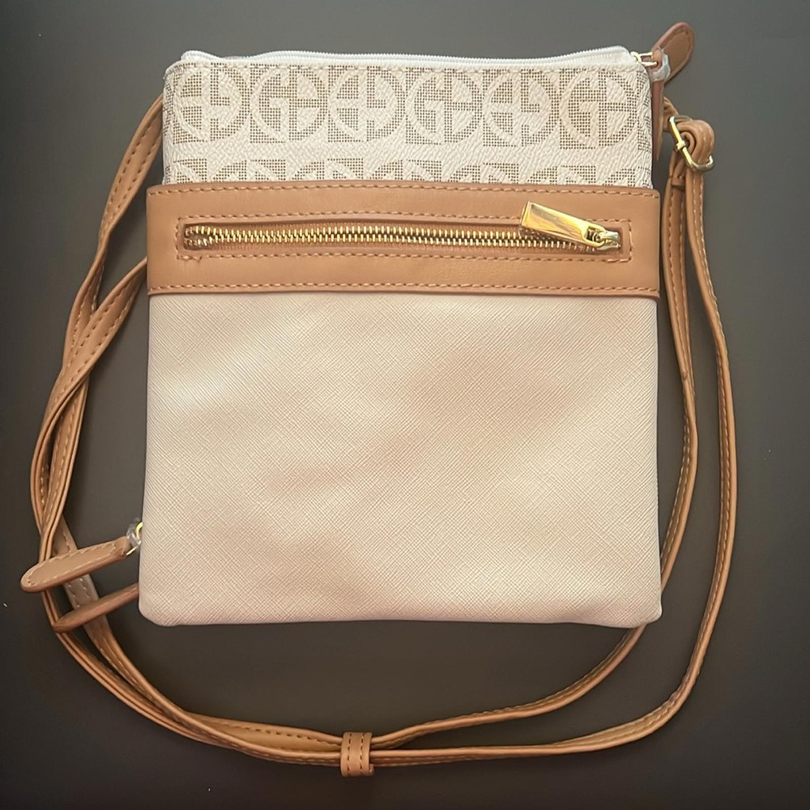 NEW Giani Bernini Dasher Signature Monogram Colorblock Mini Crossbody,