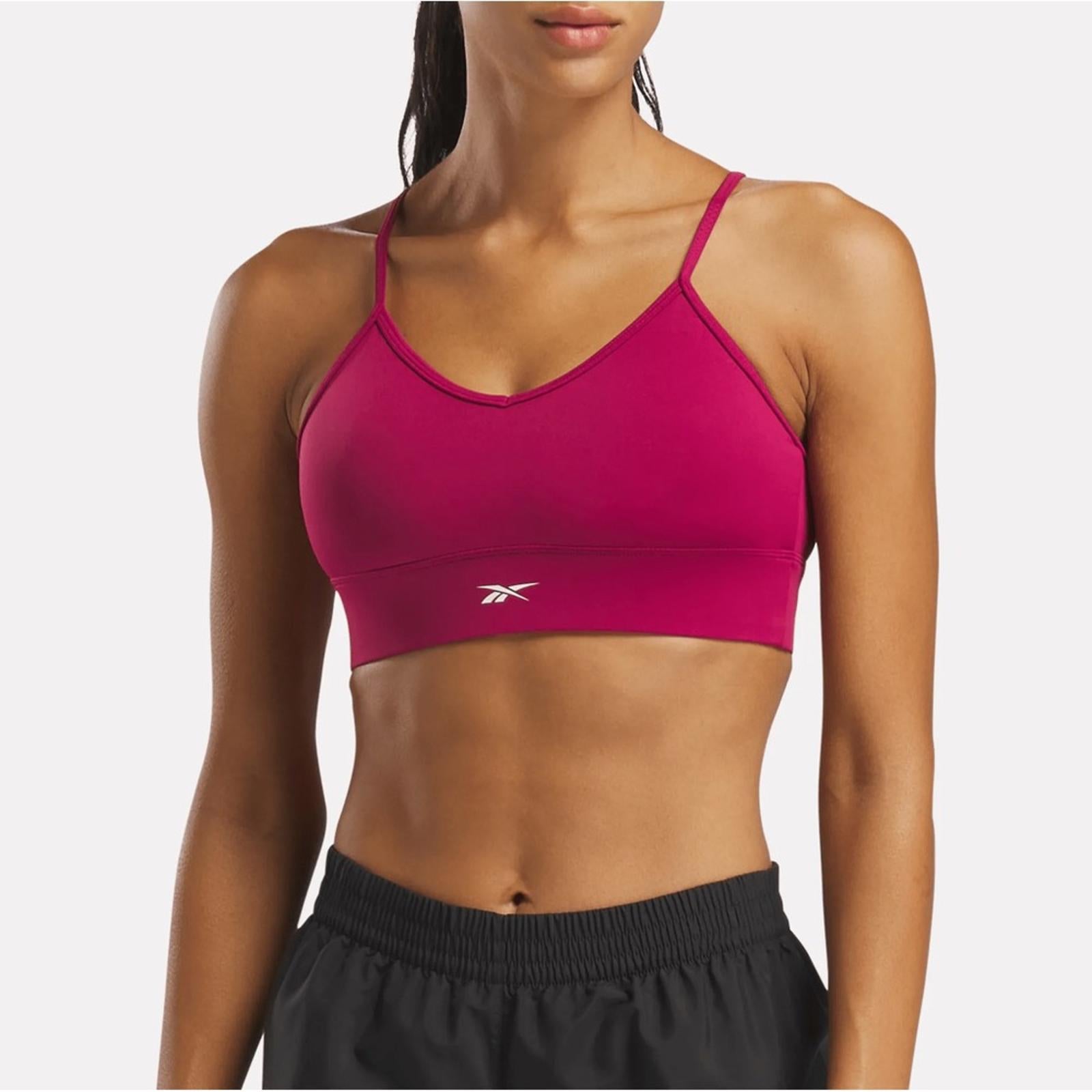 Reebok Workout Ready Sports Bra, ID Train Tri-Back Bra, Size S, NWT