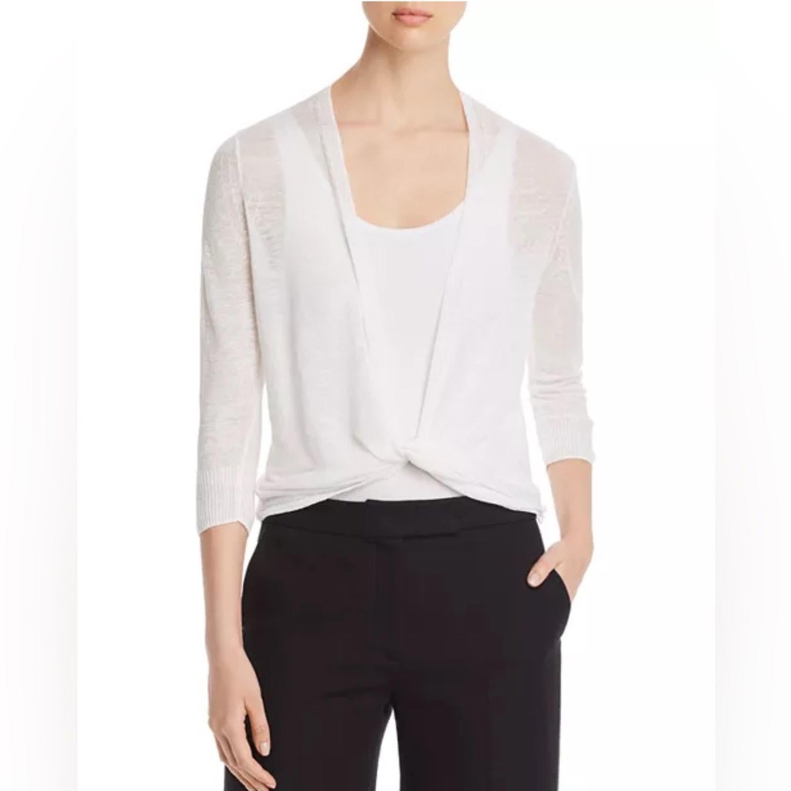 NIC+ZOE Lightweight Four-Way Cardigan in Paper White, NWT, Size XL
